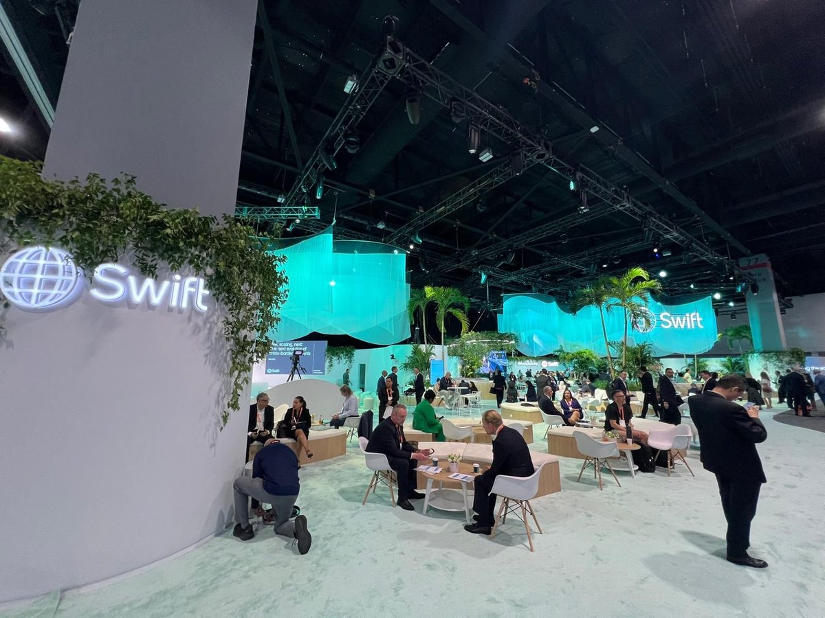 phyntec's tweet photo. Day 3 at #Sibos Miami 🌴

Banks aren't asking whether to tokenize anymore. They're asking how to connect without rebuilding what they already run

One asset definition, in the ISO 20022 language they already speak. Nothing to replace.

Find us at Stand DISS33 📍
#Sibos #Sibos2026 https://t.co/DBizDZoJFW