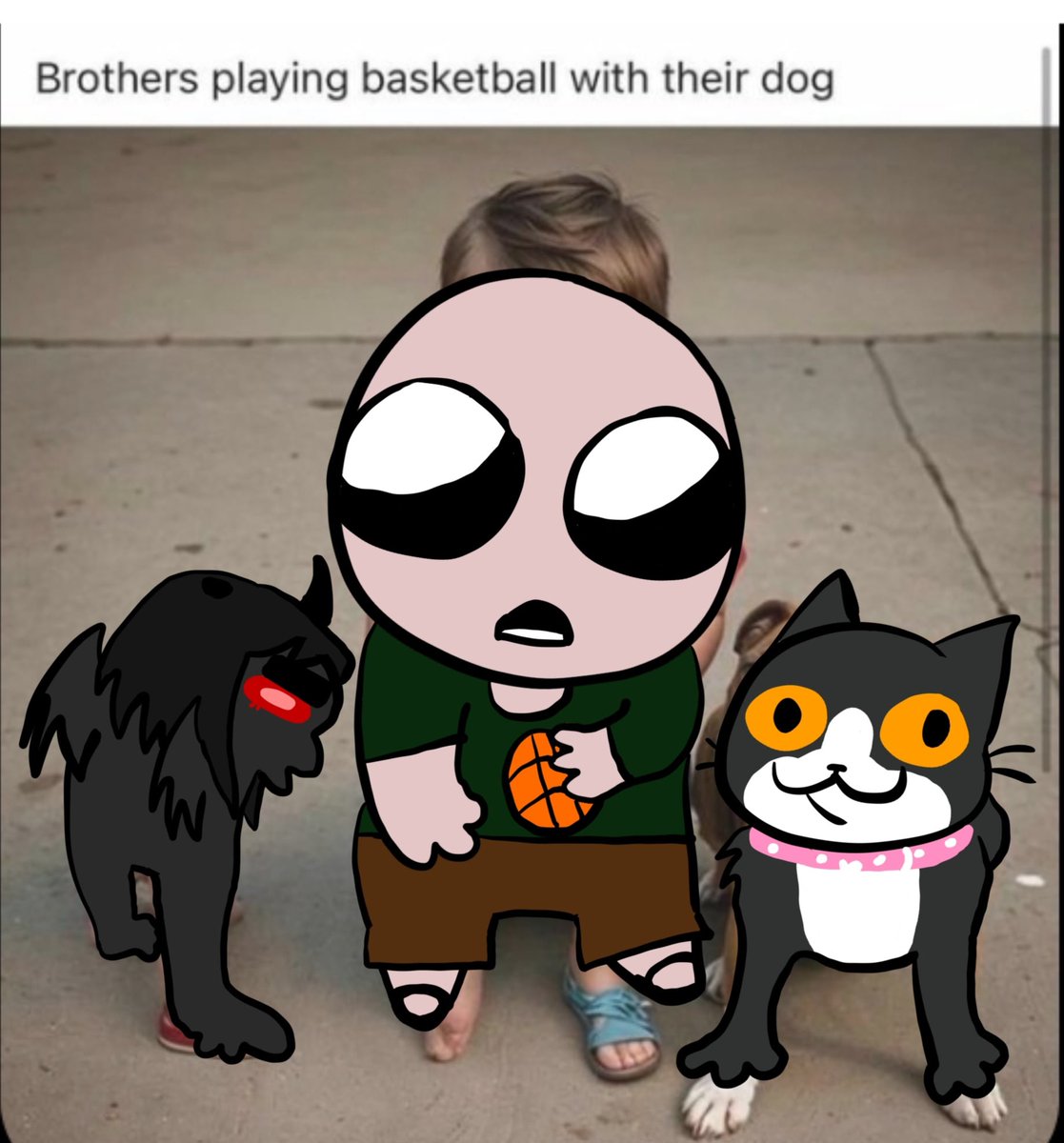 LordBingelz's tweet photo. Isaac,Guppy and their iconic homonculus Azazel https://t.co/Oq5rGywBep