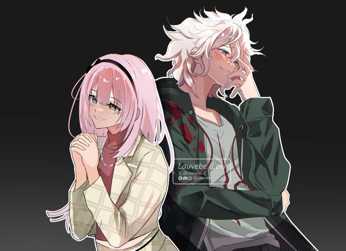 Lauvebe_'s tweet photo. Not so different..... 🤨

#bandoriart #millsage #danganronpa https://t.co/mkhAPkI5YZ