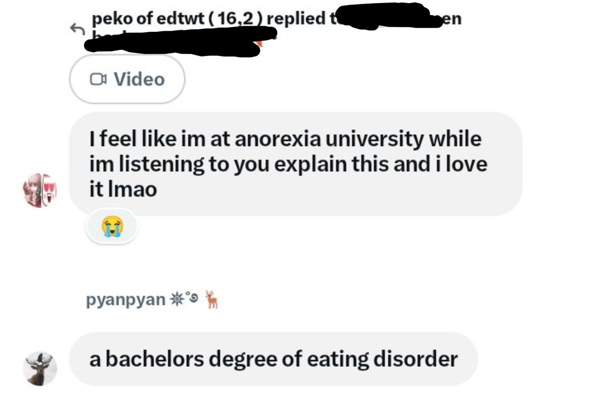 basementcurtain's tweet photo. we all majored in eating disorder twitter btw https://t.co/EDAY0Hm1CY