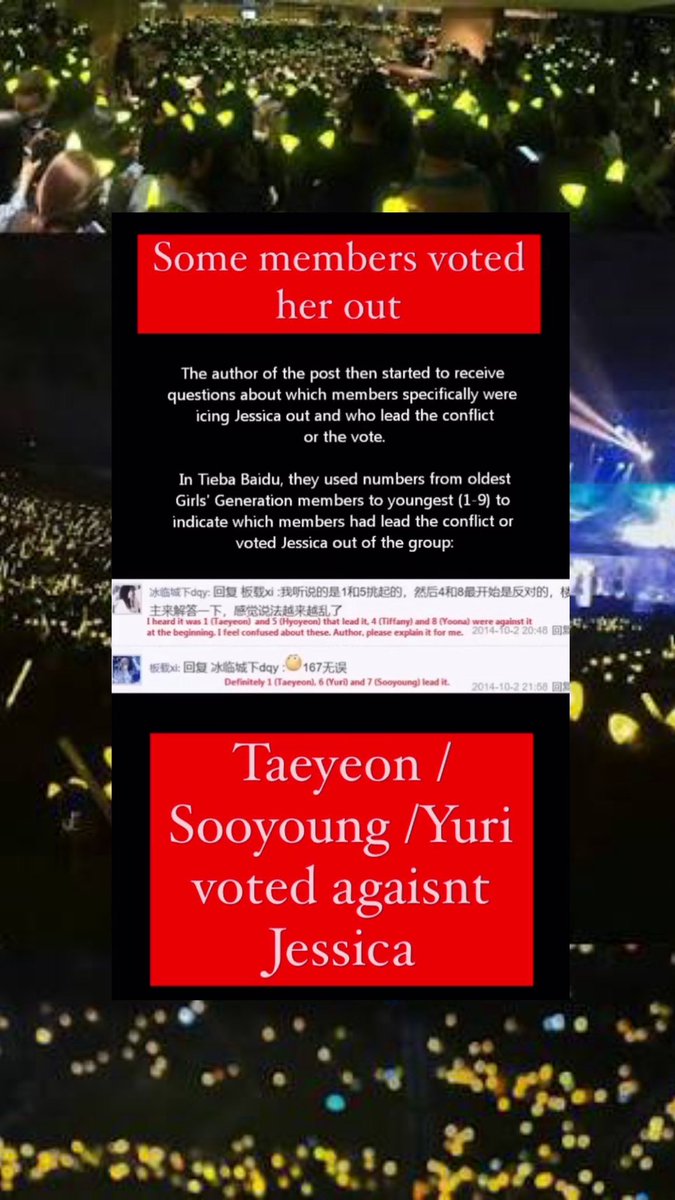 SicaSama418's tweet photo. Kicked out by her own members. 
#jessicajung #snsd https://t.co/kg1SJlh7Hs