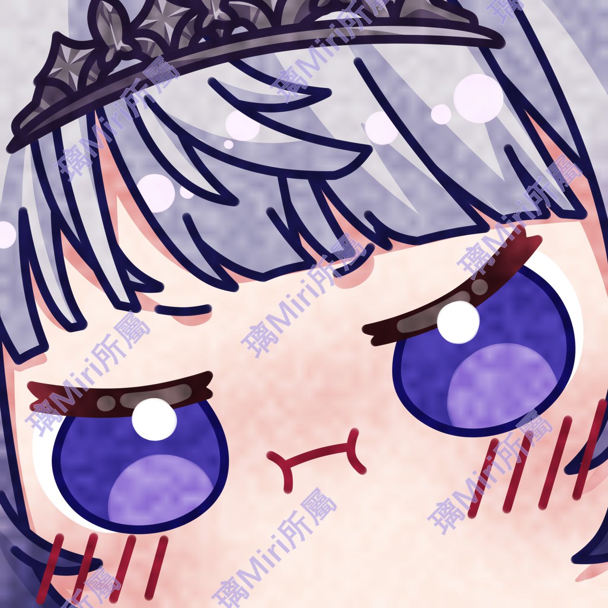 mirisuki1020's tweet photo. 委託了雨宮老師製作了這組可愛插圖！💜

每張都有不同的小表情跟可愛細節，真的越看越喜歡🥹
尤其是這幾個表情，完全讓人招架不住！！

感謝老師的精美製作，這份可愛必須收藏起來！✨

(共同委託人及雲端網址下收) 
#MiriArt https://t.co/AmKS48sxHe