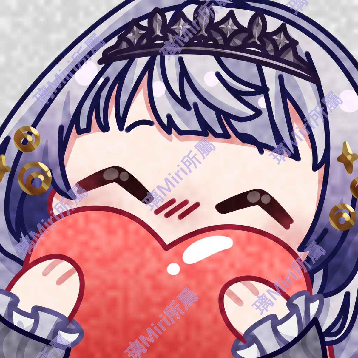 mirisuki1020's tweet photo. 委託了雨宮老師製作了這組可愛插圖！💜

每張都有不同的小表情跟可愛細節，真的越看越喜歡🥹
尤其是這幾個表情，完全讓人招架不住！！

感謝老師的精美製作，這份可愛必須收藏起來！✨

(共同委託人及雲端網址下收) 
#MiriArt https://t.co/AmKS48sxHe