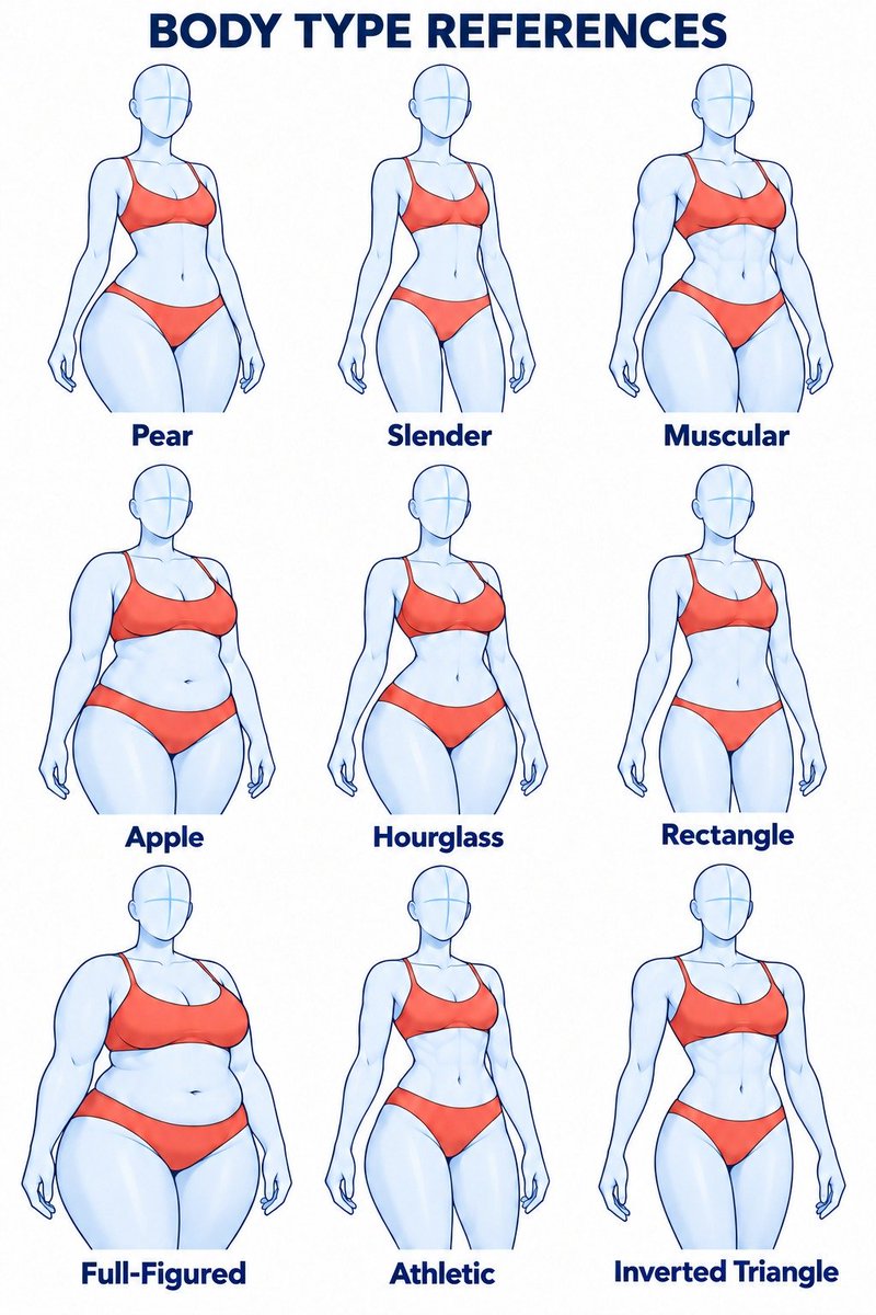 sodaguyx's tweet photo. body types! which one is your favorite? https://t.co/qldnZouRKO