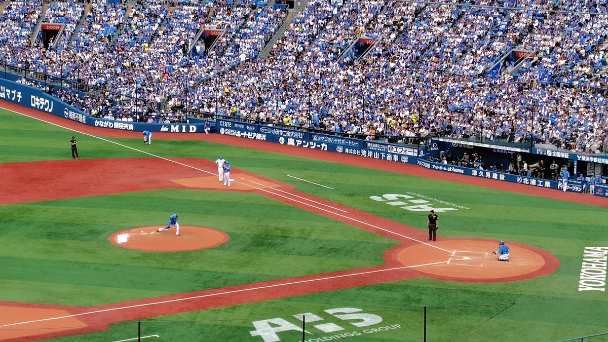 5_fighters_68's tweet photo. 横浜の地で躍動する颯くんを、この目に焼き付けることができて良かったです。アンダースロー、カッコよくて大好きでした。おつかれさまでした。写真は2025年6月7日 https://t.co/NUcOPabTQG