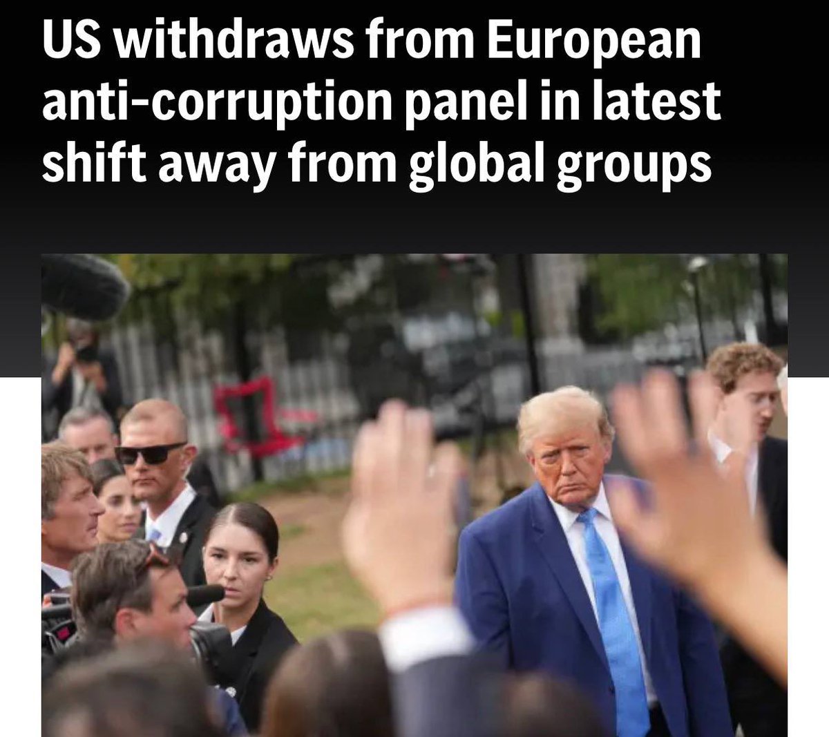 cheryl60vh4's tweet photo. ⚡️🇺🇸 Die USA verlassen laut AP News die europäische Antikorruptionsorganisation GRECO.
Die Trump-Regierung informierte den Europarat über den Austritt — man sehe in der Mitgliedschaft keinen nennenswerten Nutzen für die USA. https://t.co/Ubp0m3rS0z