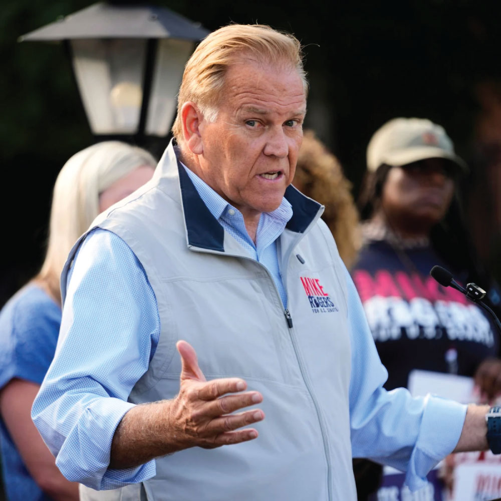 dscc's tweet photo. NEW: Mike Rogers repeatedly claimed that he previously worked on an automobile assembly line — a claim that now appears to be false. https://t.co/eJULWtlVLB