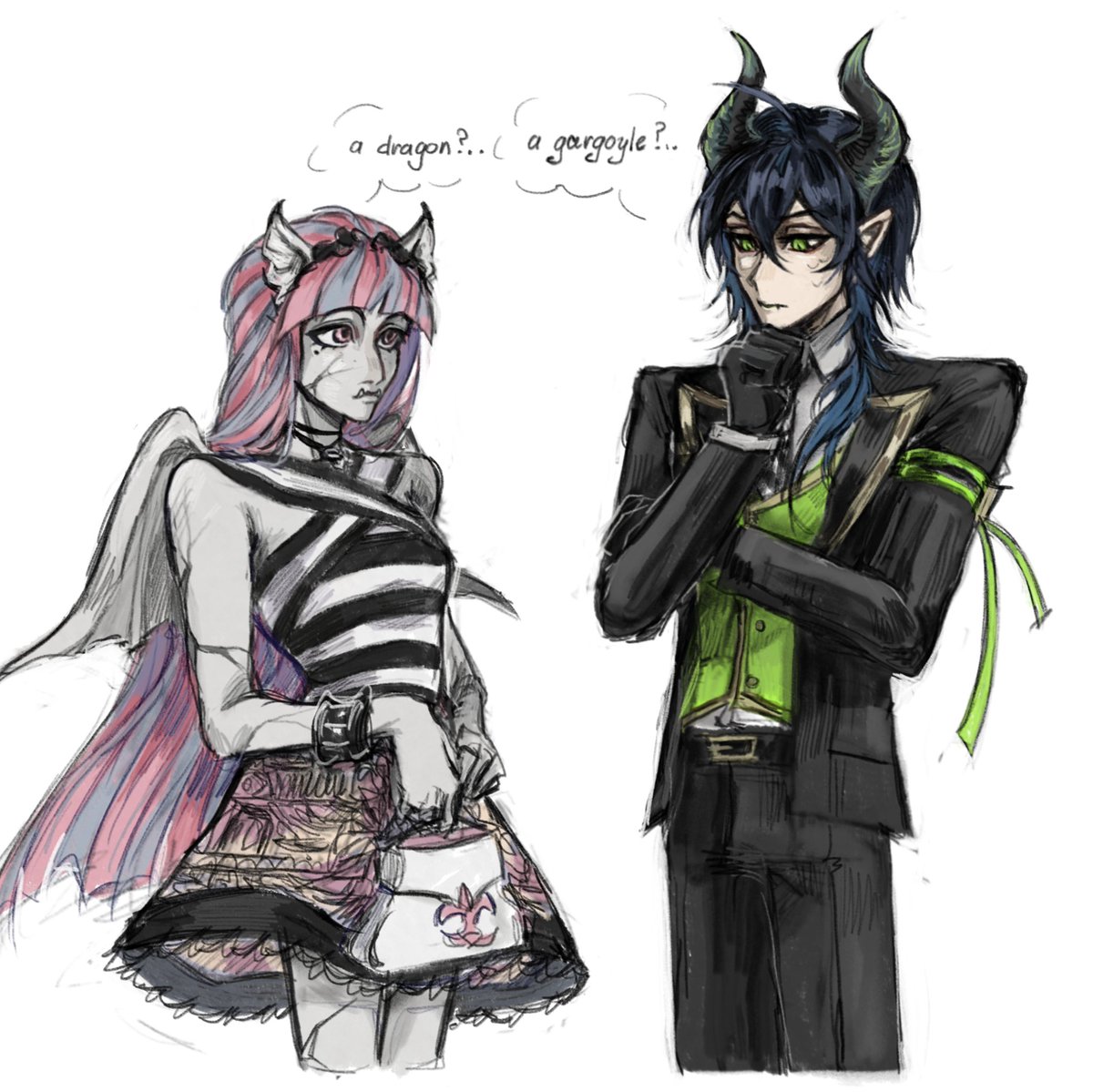 laaastik1's tweet photo. Finally decided to finish my old sketch 😌
#twst #monsterhigt #twstファンアート https://t.co/dBpW3yLEXP