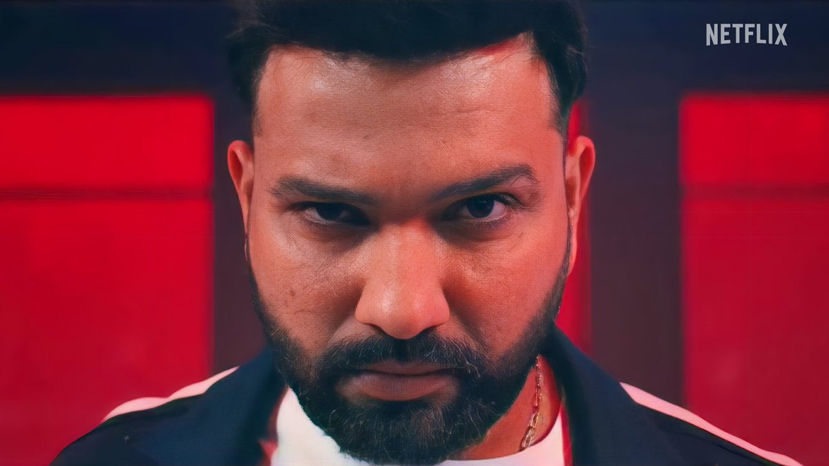 NetflixIndia's tweet photo. The HITMAN hits different, man 😮‍💨❤️‍🔥

#RohitSharma https://t.co/Ag2NTEA7cg