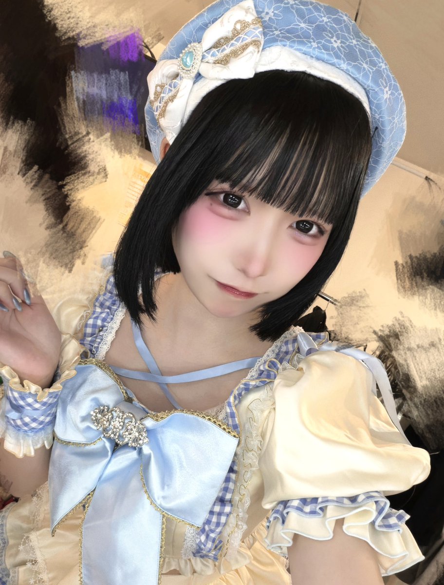 ui_8doll's tweet photo. 浅草橋MANHOLEさんありがとうございました🌟ベレー帽候補生以来だ！褒めてもらって嬉しい♡はじめましてだったり特典会駆けつけてくれたりありがとう；；ういちゃんに会いに来たよってたくさん言って貰えるようにまだまだ頑張りますよー！
次土曜ついぼ2回しよろしくね♫ https://t.co/jSEHvQc3qb