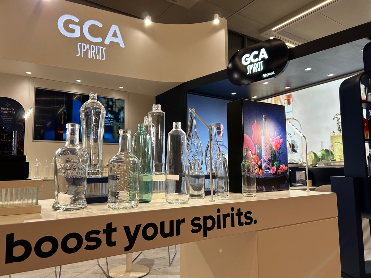 GCA_Spirits's tweet photo. ✨ Final day at LUXE PACK Monaco!

It’s your last chance to explore the details, design and possibilities behind GCA Spirits’ premium glass packaging solutions.

🥂 Stop by, discover our collection and meet the GCA Spirits team.

📍 Diaghilev Hall, Booth DB21 https://t.co/w2KjbelMg3