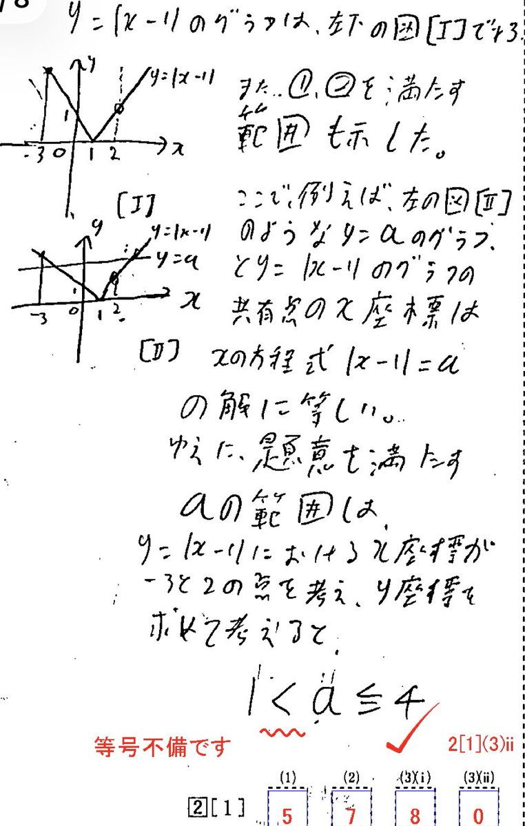 sint_s_s's tweet photo. 去年に等号不備だけで0点くらったことあってありがとう https://t.co/tU2GjcLT34