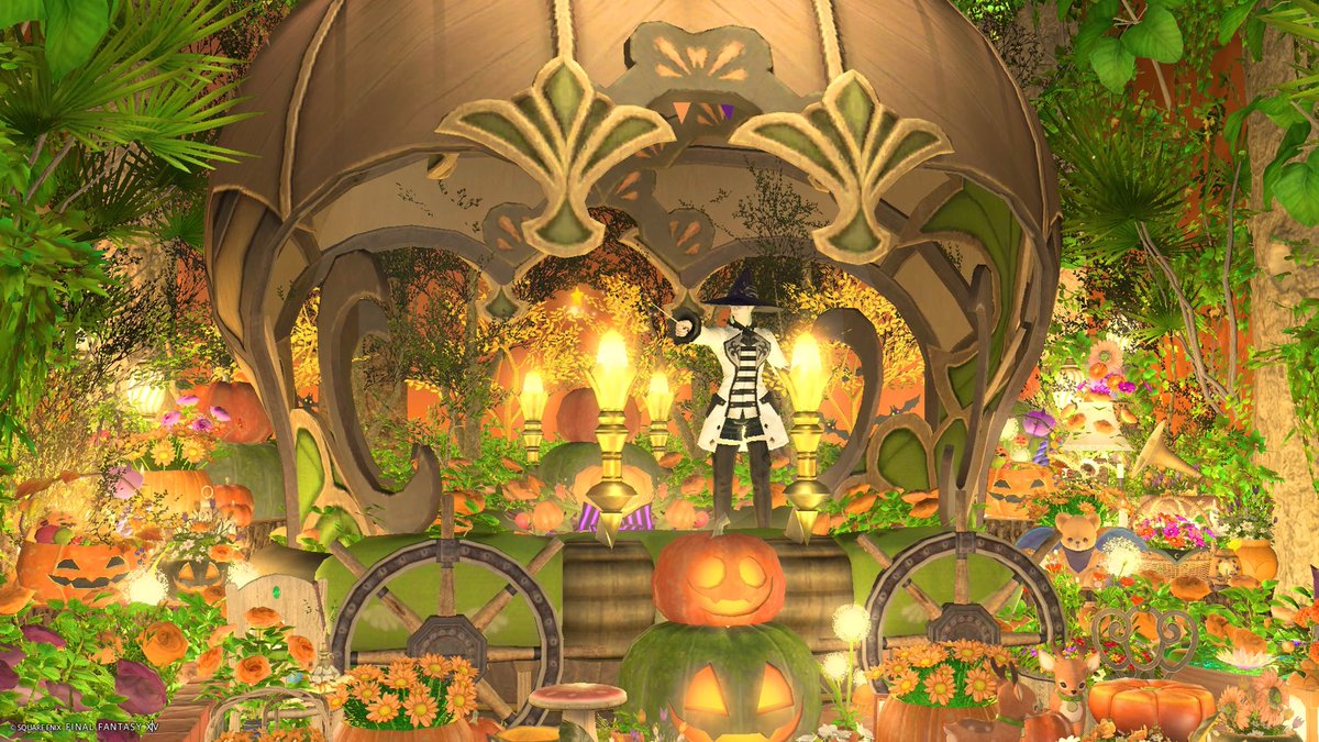 Reito_FF14's tweet photo. 先取りHappy Halloween🎃

#Riku_housing https://t.co/xczWeFhUT6