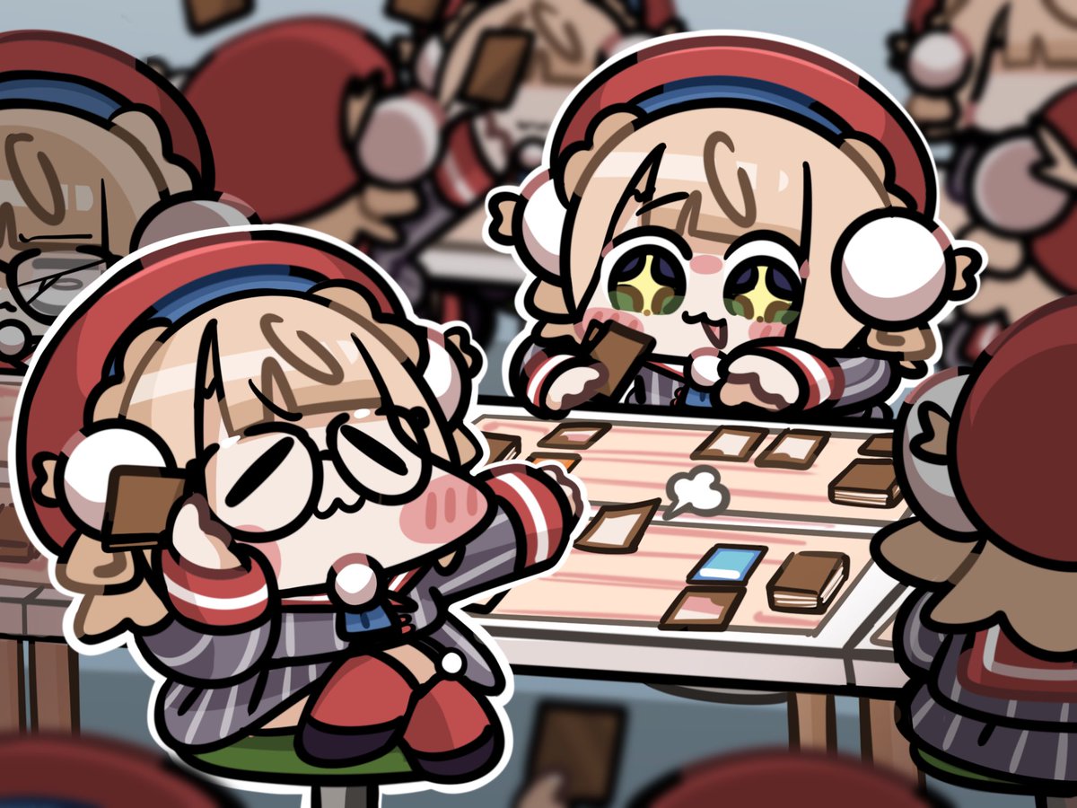 Kakue_Gaku's tweet photo. うい先生のカードゲームだーー！！！！！！ https://t.co/pKNCcX0GL9