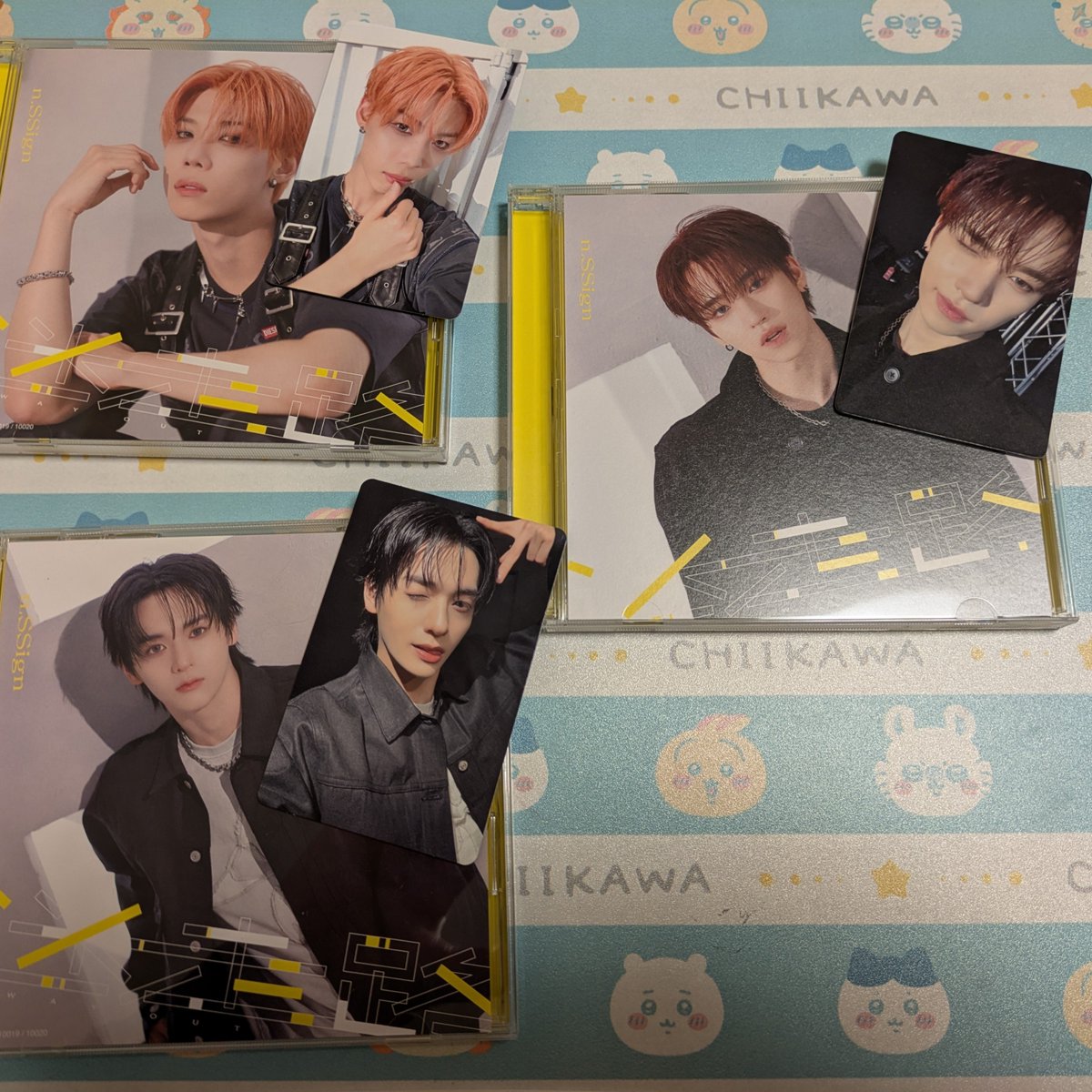 mashio010's tweet photo. n.SSign『迷走路-WAY OUT-』
ソロジャケットCD交換希望

【譲】ソンユン🦭・ハンジュン🐯・ロビン🐨はセルカ付き
　　　ドハ🧸・ロレンス🐰・ヒウォン🐶

【求】カズタ🦄

ツアー(東京)やリリイベでの交換希望🩷
リプ又はDMにてお願いします🙇🏻‍♀️

#nSSign交換
#nSSign_交換 https://t.co/Sp9yQTNqUe