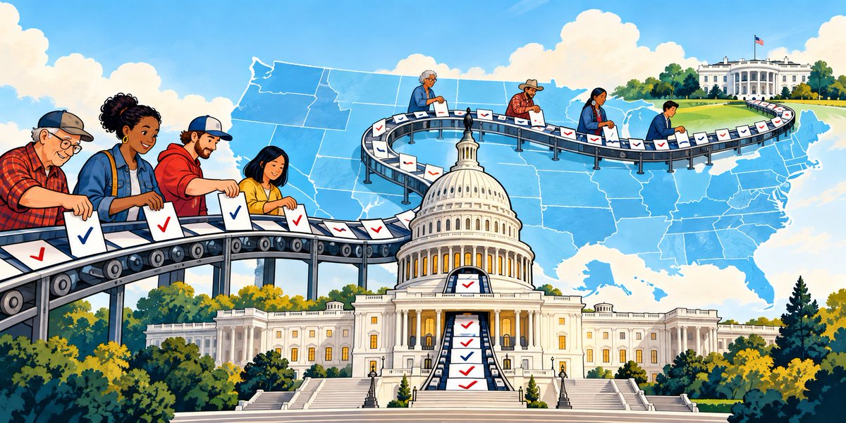 VladaFoltan's tweet photo. 💡 Volby v USA 💡

Vše, co jste do dneška netušili, že naprosto nutně potřebujete vědět!

Sněmovna, Senát, prezident, guvernéři... Kdo se kdy volí, na jak dlouho a jak to celé je vzájemně propojené... Vyznáte se v tom? Pokud ne, přesně pro vás jsem napsal tenhle přehled.

Věřím, https://t.co/rZS8GEVWLS