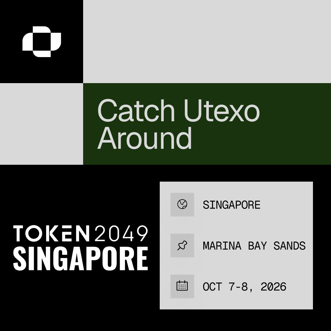 utexocom's tweet photo. Our team is going to @token2049 Singapore.

If you're a payment operator, exchange, or wallet looking to integrate USDT on Bitcoin, reach out and let's meet. https://t.co/eoPJGtqshS