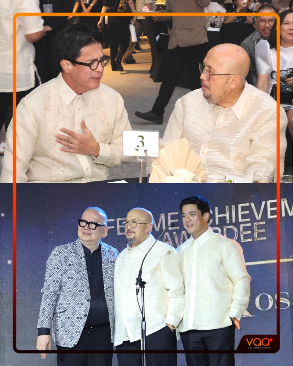VivaArtists_'s tweet photo. LOOK: Aga Muhlach at the PFIM 2026 Closing Ceremony by the Film Development Council of the Philippines (FDCP)! ✨
He presented the Lifetime Achievement Award of Boss Vic tonight. 🙌🏻
#AgaMuhlach #VAA https://t.co/4UYNX07Ip6