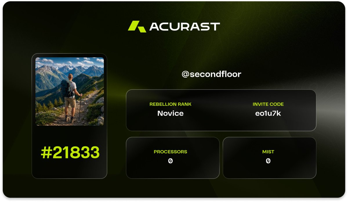secondfloor's tweet photo. 当 AI 缺算力，闲置手机就不再是电子垃圾。
 
正好赶上 @Acurast × @EchoHunt_ai创作者活动（9/30–10/25）：20 万 ACU 奖池，Impact Share 前 150 名按占比瓜分，邀请还能占 40% 权重。
 
每人每周最多计 2 篇，币安广场同步还有加成，欢迎老师走我的链接，快去参加吧
 https://t.co/iWTxR7qMCT
 
AI 正在经历一场"用工荒"，而你抽屉里的旧手机正在"失业"。

训练和推理吃掉的算力越来越贵，数据中心扩建永远追不上需求。但换个角度想：全球几十亿部智能手机，每天有大量时间躺在口袋和抽屉里，它们的芯片其实并不弱——只是从来没人把它们组织起来。

而@Acurast 做的就是这件事：把闲置手机的算力聚成一张去中心化计算网络（DePIN），让真实的算力需求——尤其是 AI 计算——可以直接用上这些分散的资源。主网已经上线，手机接入规模和真实计算任务都在推进，这不是画饼，是已经在跑的网络。

$ACU 是这张网络的血液：用网络要消耗它，提供算力能赚到它，还能质押和参与治理。算力需求越真实，代币的用途就越实在。

普通人怎么参与？把闲置手机接入成为 Processor，按规则赚 $ACU 激励。记住官方的提醒：用闲置机，别拿装着钱包和资产的主力机去接。