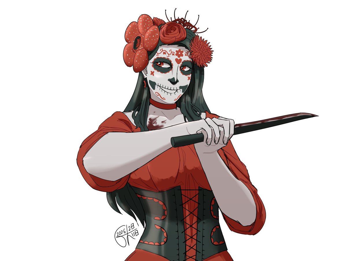 ArtGeo_K's tweet photo. Another fun #art #drawing #commission I made that I'm pretty happy with. One of my friends game some good suggestions on the face patterns which had this it come out even better. https://t.co/z53aPMAVkk