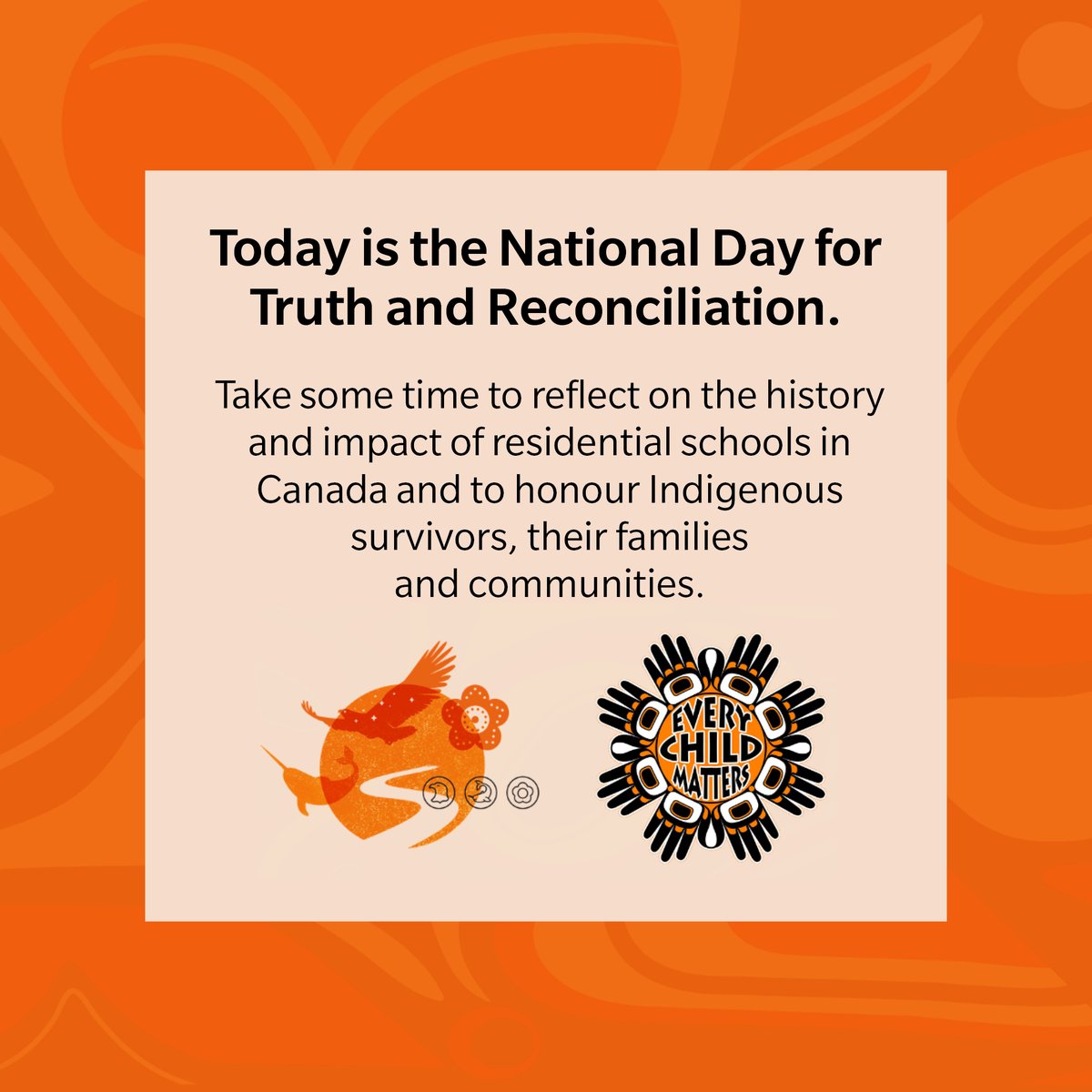 IntactPE's tweet photo. On National Day for Truth &amp; Reconciliation we remember the children taken from their families, those who never returned home, the Survivors, families &amp; communities affected by residential schools. Today, we listen, reflect &amp; recognize the ongoing work required for reconciliation. https://t.co/ACl3v2Bkqj