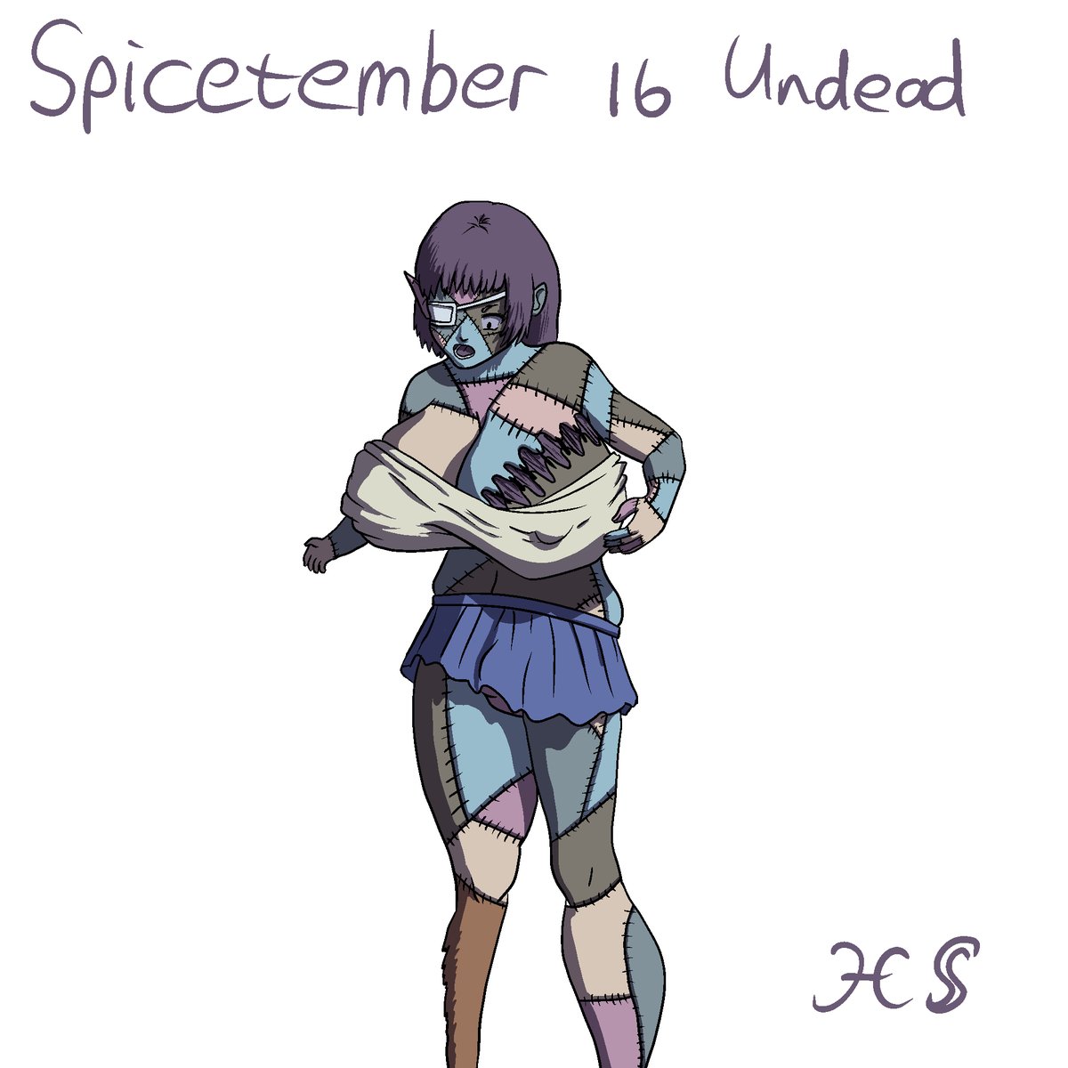 erofutasenpai's tweet photo. #spicetember 16 - #undead
She's a frankenstein of various corpses, stitched together and brought to 'life' via magic.
#undeadgirl #monstergirl #hugebreasts #futanari https://t.co/pGvlVRLSJ5