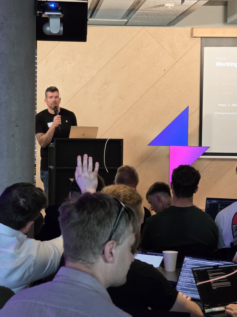 BusyXin's tweet photo. @cursor_ai Hackathon in Prague, full-house, about 60 participants hacking in the amazing @productboard  offices ✨️ https://t.co/NRlEqU0lYl