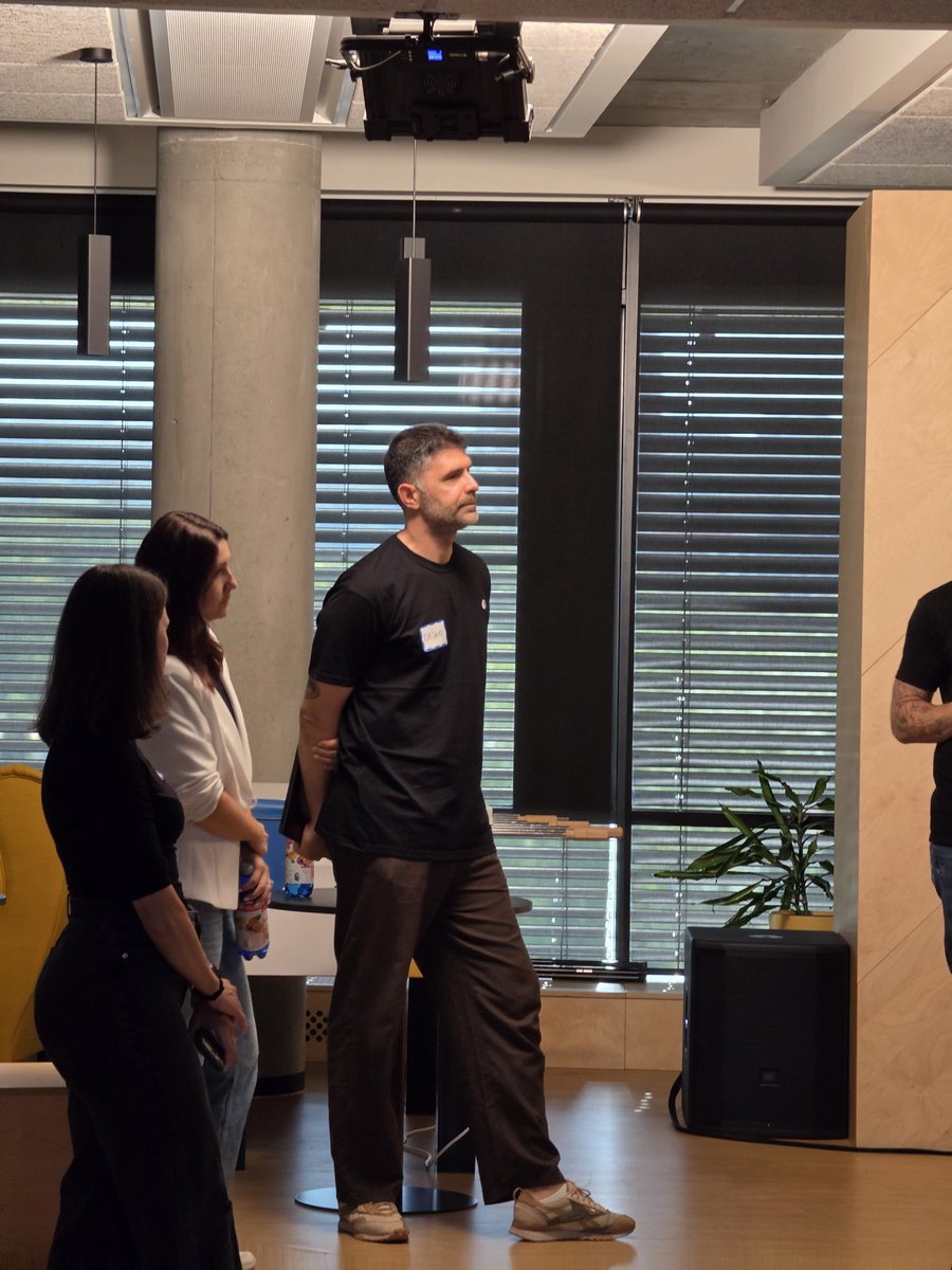 BusyXin's tweet photo. @cursor_ai Hackathon in Prague, full-house, about 60 participants hacking in the amazing @productboard  offices ✨️ https://t.co/NRlEqU0lYl