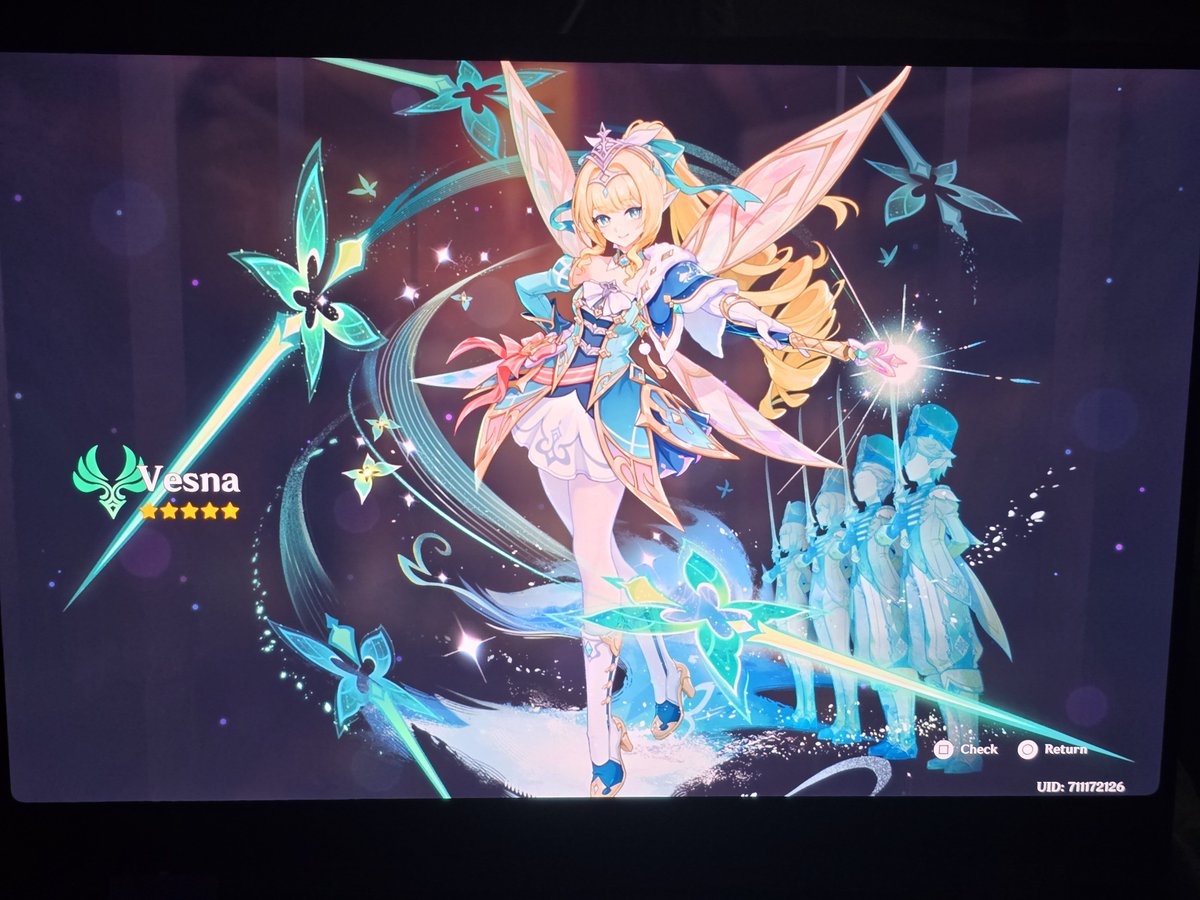 hobisyeo's tweet photo. im sorry mitya I couldnt help it 😭😭 i love vesna's playstyle sm 😭 shes so unbuilt bc i have no artifacts or weapons or teams for her but HEY now I need to save for tsaritsa/odette instead bc im in dire need of a cryo unit https://t.co/Sps7HdWyah