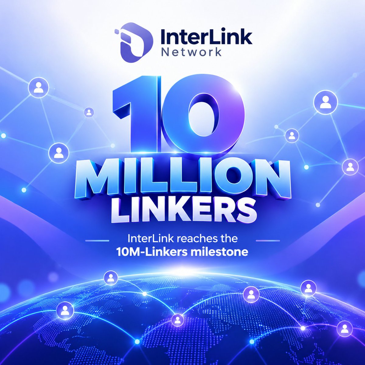 kanugula1984's tweet photo. 10 Million Linkers Milestone — InterLink reaches the 10M-Linkers milestone.#InterLink #ITLG #ITL #InterLinkambassador https://t.co/BCxWIhXRz6