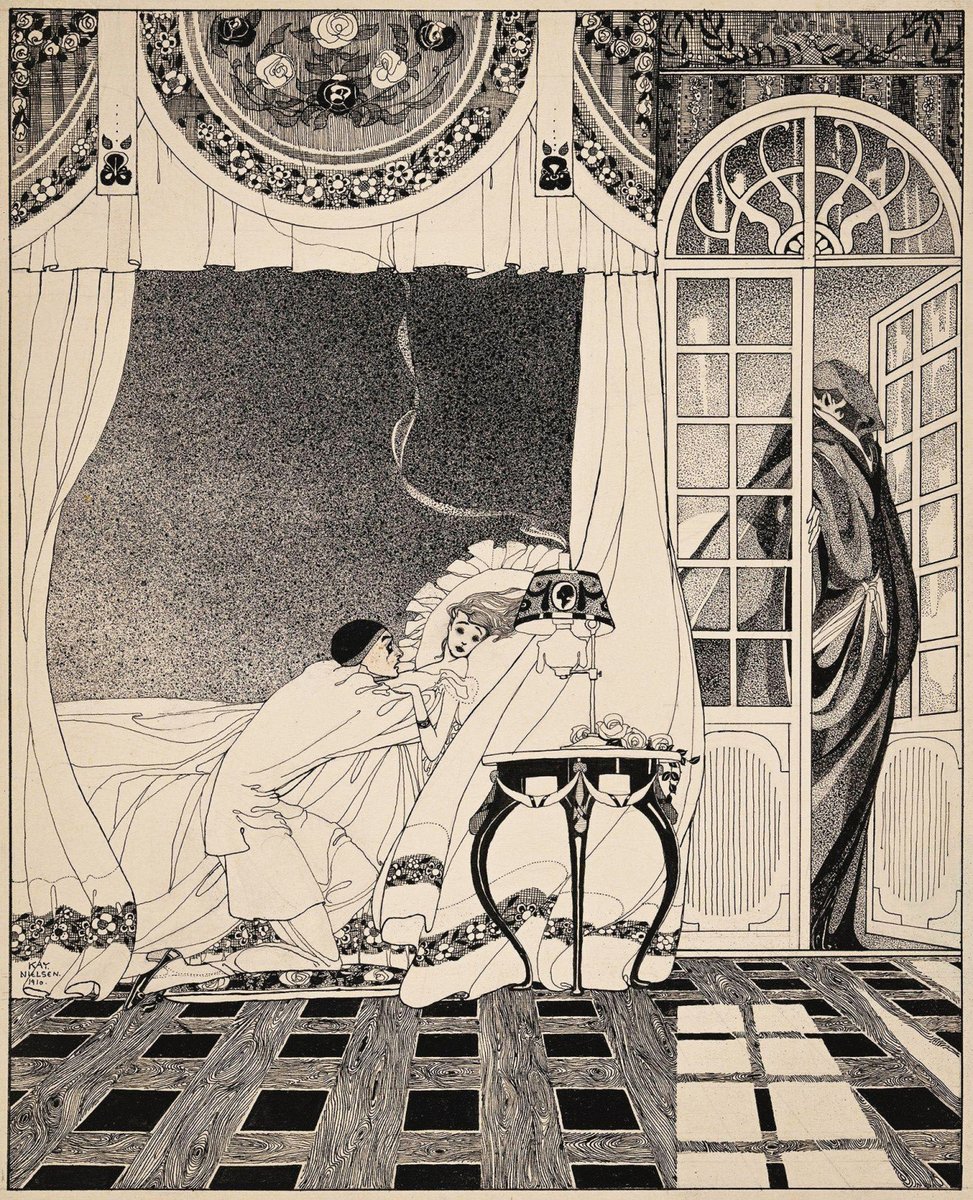 ArtorOtherThing's tweet photo. Inevitable (The Book of Death) (1910) - Kay Nielsen (1886-1957) https://t.co/QjSO4igUdl