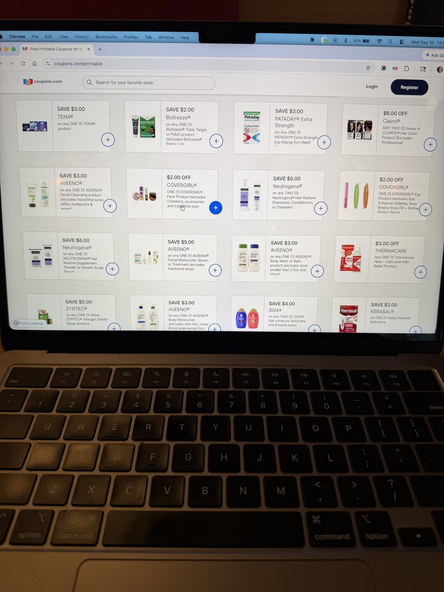 Coupons tweet picture