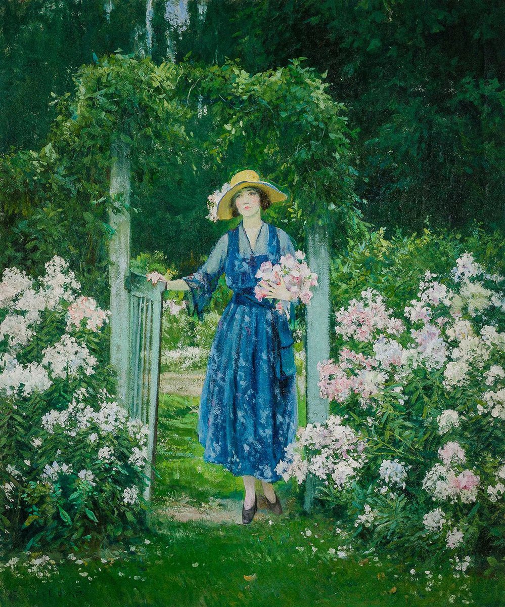 ArtorOtherThing's tweet photo. In the Garden (1920) - Francis Coates Jones (1857–1932) https://t.co/TRIuPdVi7D