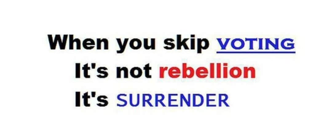 KatToTheMo's tweet photo. @TalesTucson @echo16photo @SenateGOP @LeaderJohnThune Nope! Don't be stupid.
#WriteInRalph https://t.co/J5QzZAFlvC