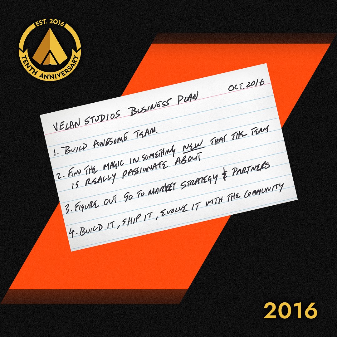 velanstudios's tweet photo. Velan Studios in 2016. https://t.co/XSE8JQCanK