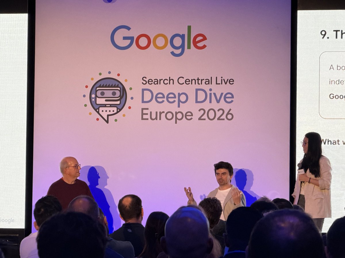 EdWords's tweet photo. Funny and insightful head to head session with @JohnMu and @methode #scldd26 https://t.co/6WhuGubqpk