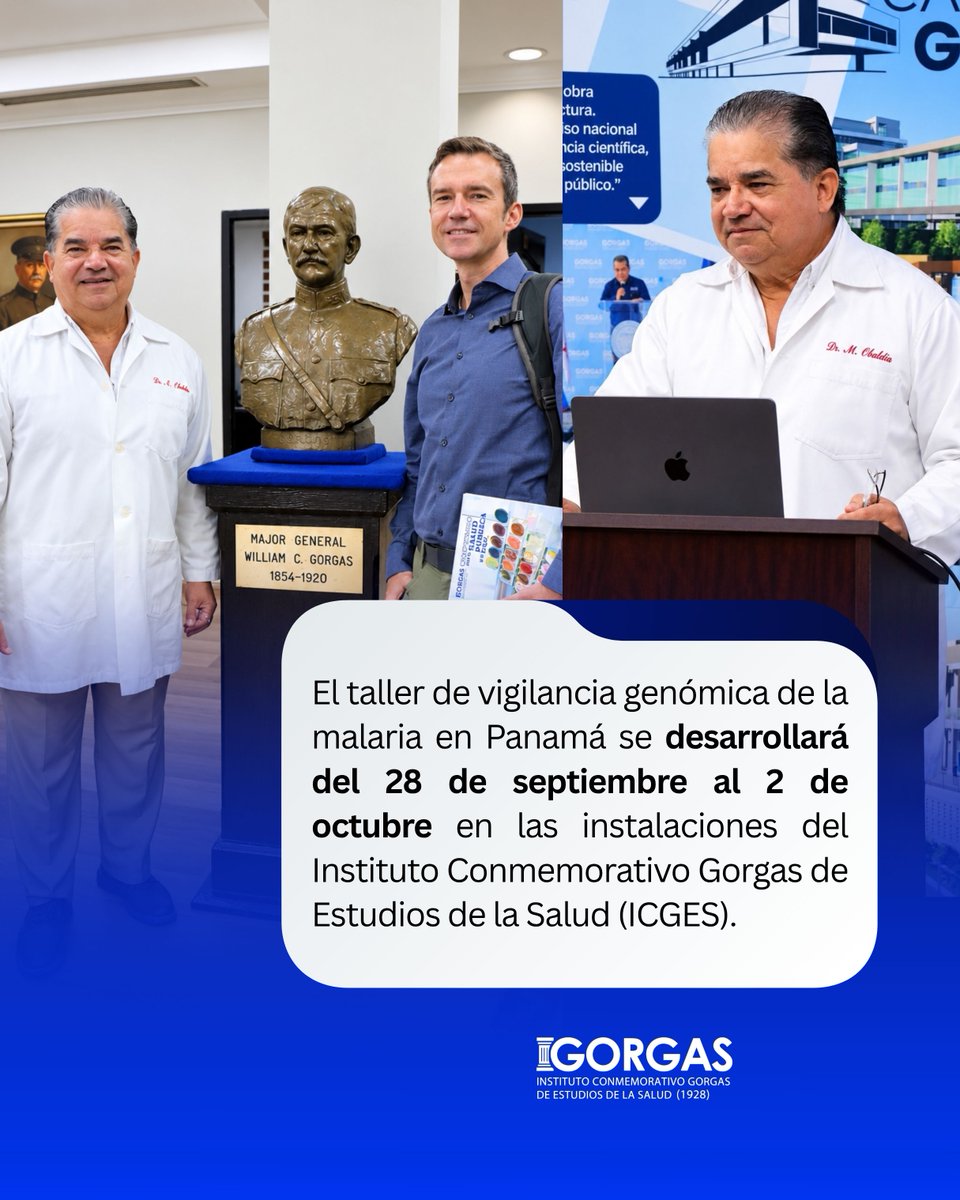 InstitutoGorgas's tweet photo. 🧬 ICGES impulsa la vigilancia genómica de la malaria en Panamá

El Instituto Conmemorativo Gorgas de Estudios de la Salud (ICGES) desarrolla del 28 de septiembre al 2 de octubre el taller “Monitoreo de Plasmodium vivax: Taller de vigilancia genómica empleando PvCRiSP”, con la participación de especialistas de la Universidad de Harvard, encabezados por el Dr. Daniel Neafsey.

Durante cinco días, investigadores y profesionales del ICGES trabajarán en el análisis de 126 muestras de Plasmodium vivax mediante el protocolo PvCRiSP, basado en secuenciación de amplicones, y tecnología Illumina, combinando sesiones teóricas y prácticas de laboratorio.

La capacitación tiene como propósito implementar este protocolo en el ICGES, ampliando las capacidades institucionales para apoyar la vigilancia genómica de la malaria en Panamá y generar información científica útil para la salud pública.

La actividad cuenta con la organización y acompañamiento de José E. Calzada, Alexander Martínez y el equipo del Departamento de Investigación en Genómica, junto a profesionales de Parasitología, LCRSP y otras áreas del Instituto.

#ICGES  #InvestigaciónCientífica  #Genómica  #Malaria #PlasmodiumVivax  #VigilanciaGenómica #SaludPública  #CooperaciónCientífica