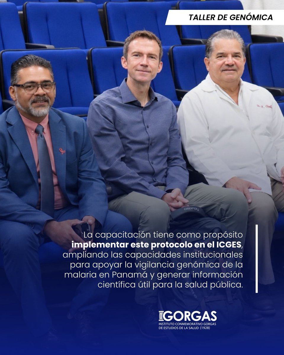 InstitutoGorgas's tweet photo. 🧬 ICGES impulsa la vigilancia genómica de la malaria en Panamá

El Instituto Conmemorativo Gorgas de Estudios de la Salud (ICGES) desarrolla del 28 de septiembre al 2 de octubre el taller “Monitoreo de Plasmodium vivax: Taller de vigilancia genómica empleando PvCRiSP”, con la participación de especialistas de la Universidad de Harvard, encabezados por el Dr. Daniel Neafsey.

Durante cinco días, investigadores y profesionales del ICGES trabajarán en el análisis de 126 muestras de Plasmodium vivax mediante el protocolo PvCRiSP, basado en secuenciación de amplicones, y tecnología Illumina, combinando sesiones teóricas y prácticas de laboratorio.

La capacitación tiene como propósito implementar este protocolo en el ICGES, ampliando las capacidades institucionales para apoyar la vigilancia genómica de la malaria en Panamá y generar información científica útil para la salud pública.

La actividad cuenta con la organización y acompañamiento de José E. Calzada, Alexander Martínez y el equipo del Departamento de Investigación en Genómica, junto a profesionales de Parasitología, LCRSP y otras áreas del Instituto.

#ICGES  #InvestigaciónCientífica  #Genómica  #Malaria #PlasmodiumVivax  #VigilanciaGenómica #SaludPública  #CooperaciónCientífica