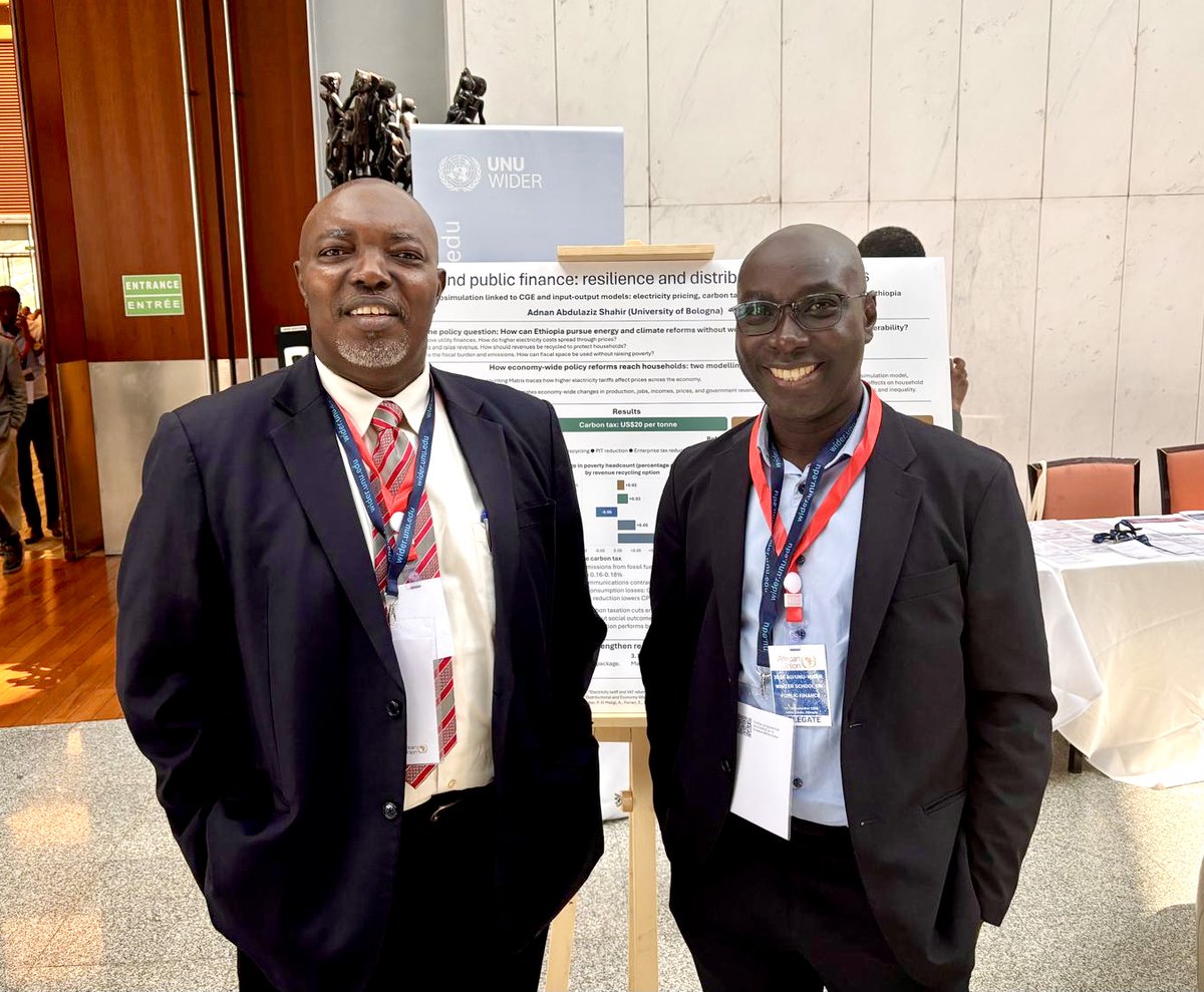 ISSERUG's tweet photo. Evidence before action. ISSER Director @RdoseiOsei  was pleased to join SOUTHMOD at 10 celebrations in Addis, exploring how data can strengthen domestic revenue mobilisation. 

He also taught at the UNU-WIDER/AU Winter School.
A few sights 📸
#ISSER #SOUTHMOD|@UnivofGh @UNUWIDER https://t.co/LpZyjFiZS2