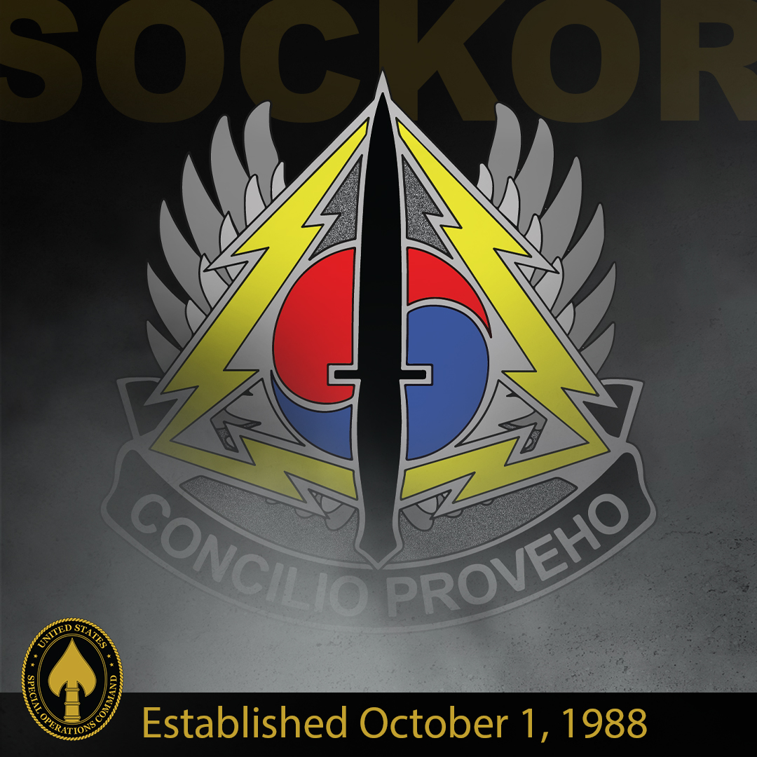 USSOCOM's tweet photo. 🎂 Happy birthday SOCKOR!

For 38 years, Special Operations Command Korea has stood alongside Republic of Korea partners to preserve peace and stability on the Korean Peninsula. Through combined training, preparedness, and shared commitment, SOCKOR continues to strengthen the alliance and deter aggression.

We are thankful for all you do to keep the tip of the spear sharp.  ♠️