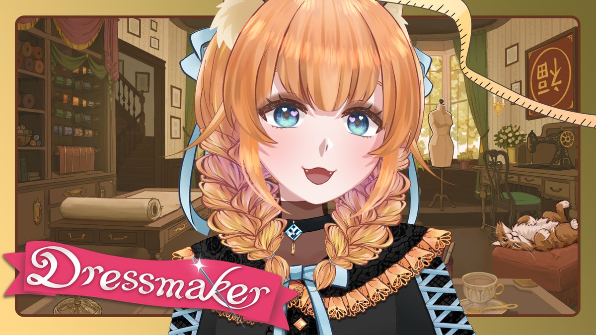 AsagiVtuber's tweet photo. 【Dressmaker】告知を忘れました、新しい動画を投稿しましたよ🐾

仕立て屋さんをやってみます🐾

https://t.co/jlTShuseZn https://t.co/3am9WQEDO0