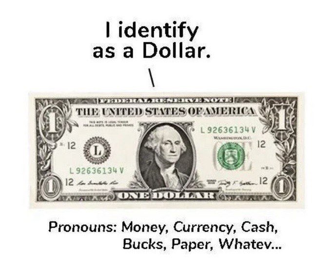 1DollarSol's tweet photo. don’t trust trans-money

preferred pronouns: Fuck, The and Fed https://t.co/GW0whKBzPj