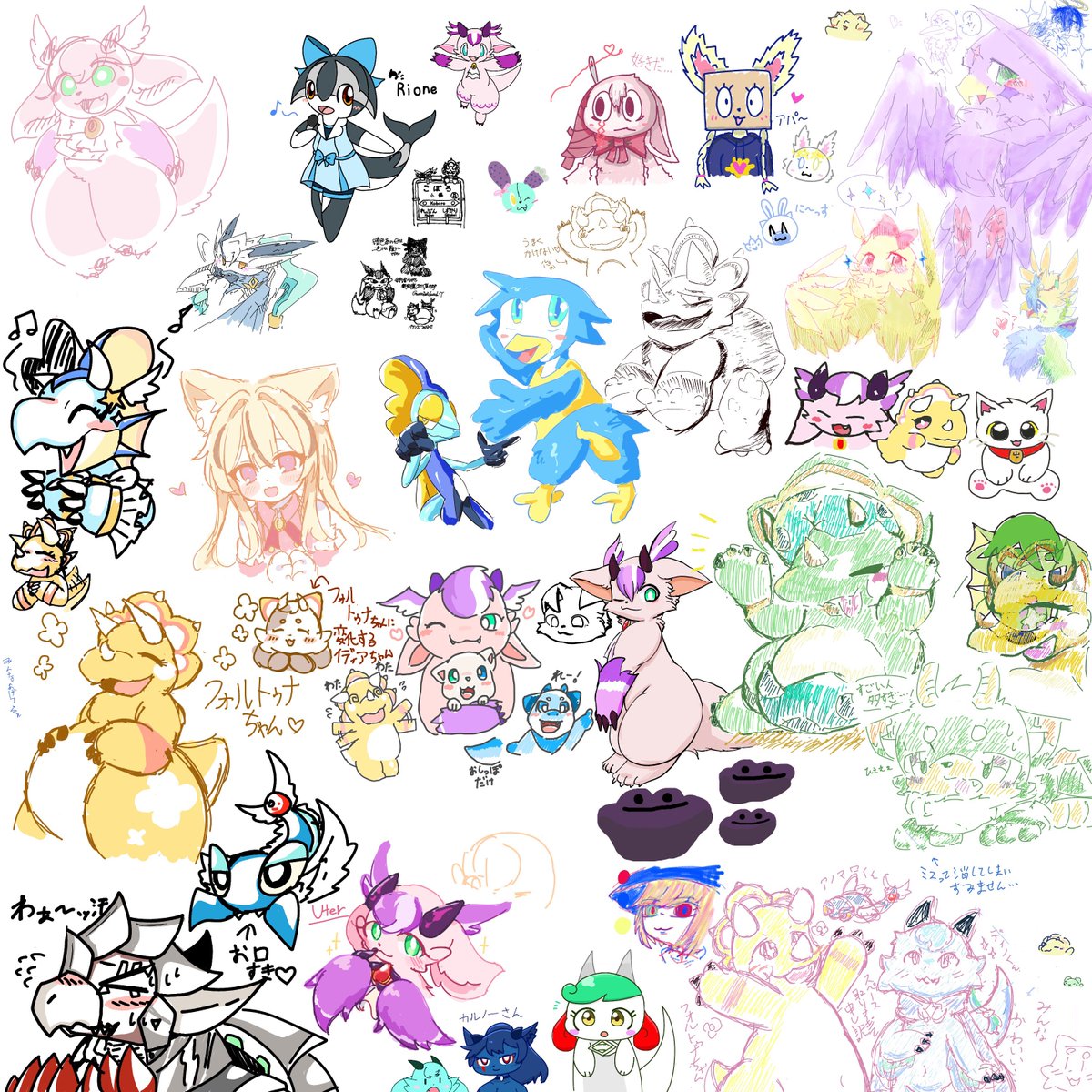 Sagume_Am's tweet photo. スペース＆絵チャありがとうございました！！
とても楽しかったです……！！またやりましょう！！💪 https://t.co/uLaAMiyCwf
