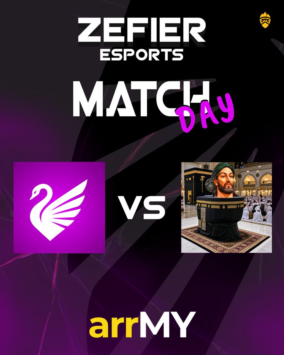 Team_Zefier's tweet photo. MATCH DAY | #CS2 

Today we continue our arrMY Open S17 campaign and we take on MŁODE MOTYKI.

21:00 CET |🕘
STREAM |🔴
https://t.co/WRiGKcKaNF

#TeamZefier 🦢 https://t.co/LFHAuVfomx
