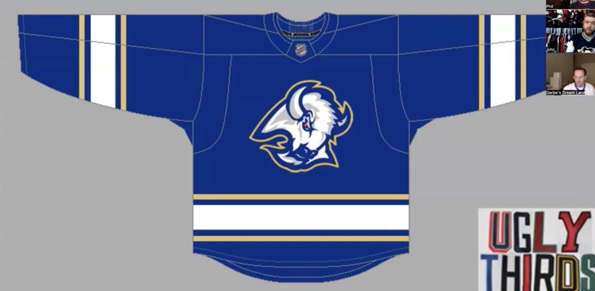 BuiltInBuffalo_'s tweet photo. The Sabres hometown remix jersey has allegedly LEAKED

What do you think? 🤔 

(H/T Ugly Thirds)
#Sabres | #Sabrehood | #LetsGoBuffalo https://t.co/VHTB6gmp2k