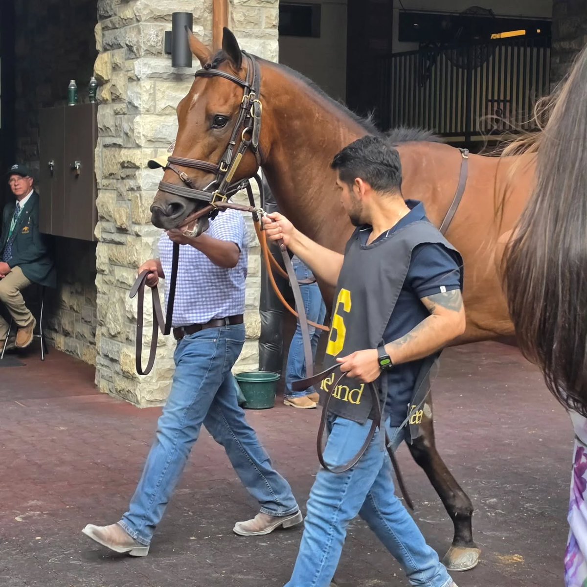 rickbedmann's tweet photo. What a weekend spent with Dad! Friday, we kicked things off by watching our horse Impractical run at @keeneland. He was competitive in a tough race and finished a game 4th. Saturday, we officially started Derby Week at Opening Day of https://t.co/Fy46KUaxxs