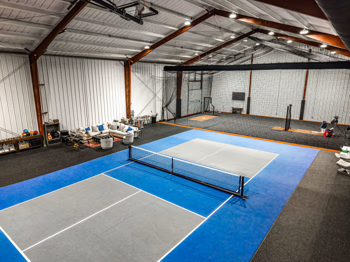 HouseTrackers's tweet photo. RETIRED MLB STAR MATT HOLLIDAY PUT A LIT BASEBALL FIELD ON HIS OKLAHOMA ESTATE. IT IS NOW ASKING $8.95 MILLION

The field has bleachers and a fire pit behind home plate.

His sons practiced on it. One plays for the Orioles and the other was the number 4 draft pick.

He paid $3M for the 136-acre property in his hometown of Stillwater in 2018 and built the house in 2022.

He first asked $12M in February, when it was the most expensive house for sale in Oklahoma.