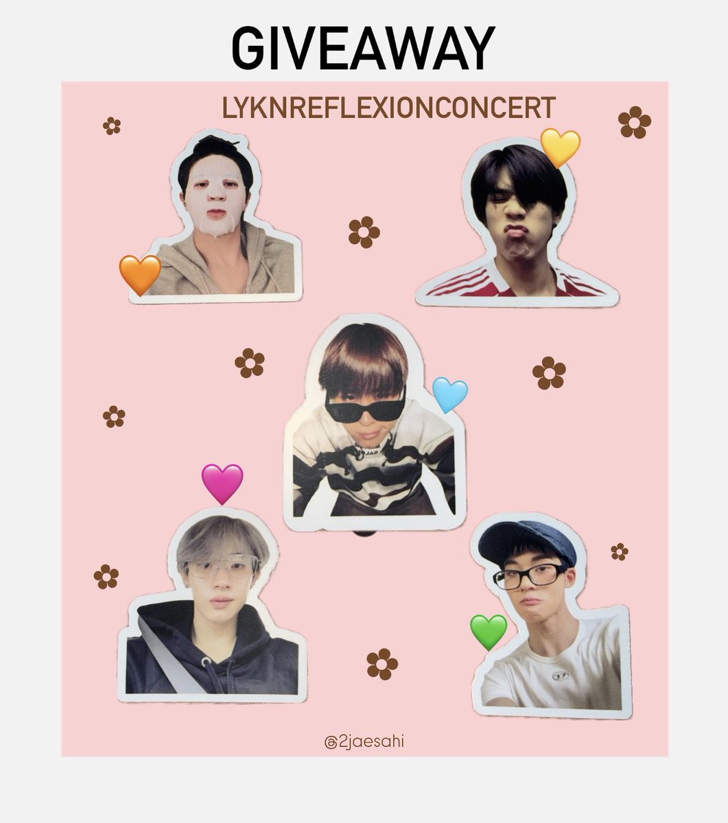 2jaesahi's tweet photo. Giveaway for #LYKNREFLEXIONCONCERT 🕺🪩

🐱🎸🥓🥜🍦

🎈Sticker die cut <3 

🕺date >> 23 &amp; 25 Oct 2026
🪩time >> tba 
🎪at Impact arena

Special thanks @GiveAWhile

#reviewforwhile https://t.co/ngoDzUyper