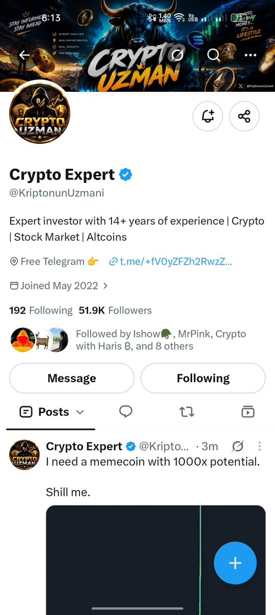 bipul_New's tweet photo. @Crypto__Haris @KriptonunUzmani Sir make one win.. 
6ox1mXZ2HmU1BR1zXaGochPbhSfRUbTq49xic99rLrjJ https://t.co/u5DSayGZQ1