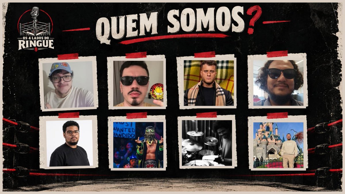 4LadosdoRingue's tweet photo. QUEM ESTÁ ENVOLVIDO NO PROJETO?

A ideia do 4LDR é ser um espaço aberto, somos amigos que querem falar de pro wrestling de maneira mais profunda e elaborada, criar mais conteúdos 

Esses foram os idealizadores que participaram dos vídeos no canal até agora 👇 https://t.co/UVjEWgp06Q